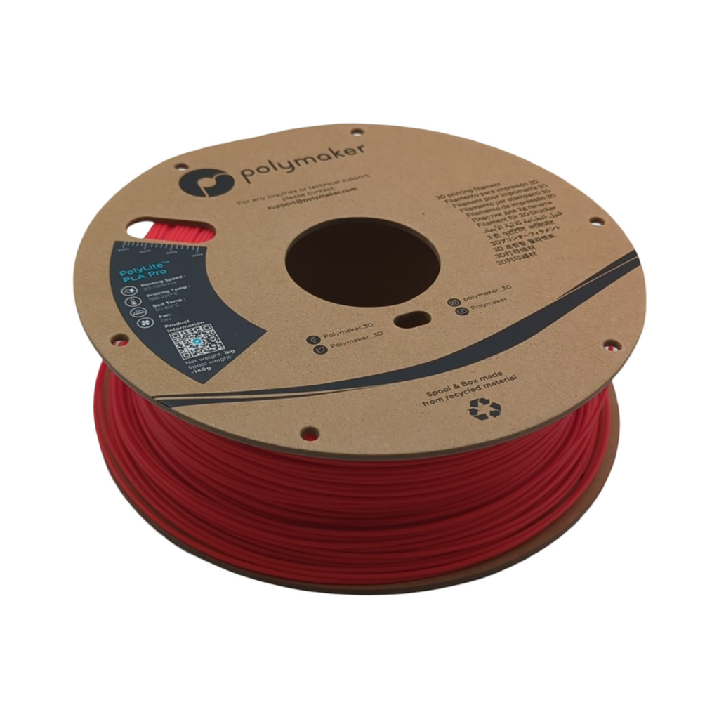 Polymaker PolyLite PLA PRO Filament Rot 1,75mm 1kg