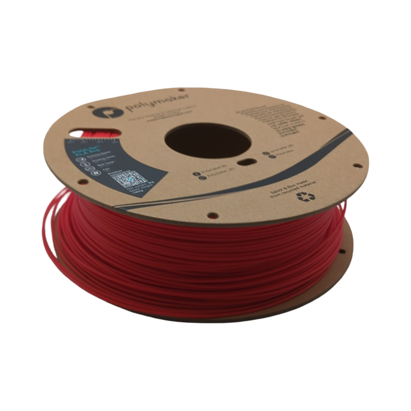 Polymaker PolyLite PLA PRO Filament Rot 1,75mm 1kg