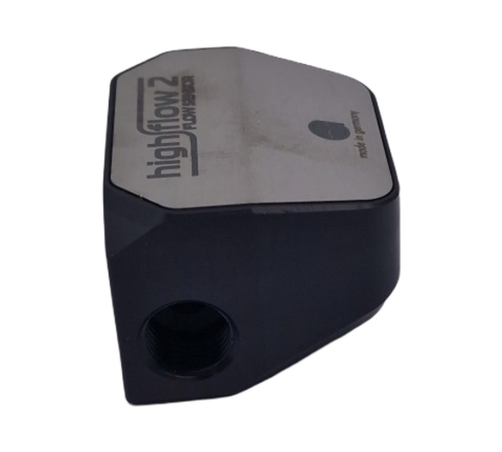 Aqua Computer Durchflusssensor High Flow 2, 2X G1/4 - Silber/schwarz, 53292
