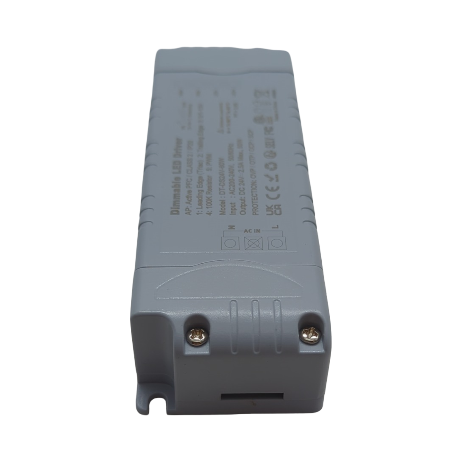 REYLAX Trasformatore LED 24V 60W 2.5A Dimmerabile Triac & 0/1-10V, Alimentatore 24 Volt di Tensione Costante Driver LED AC 220V to DC Trasformatori...