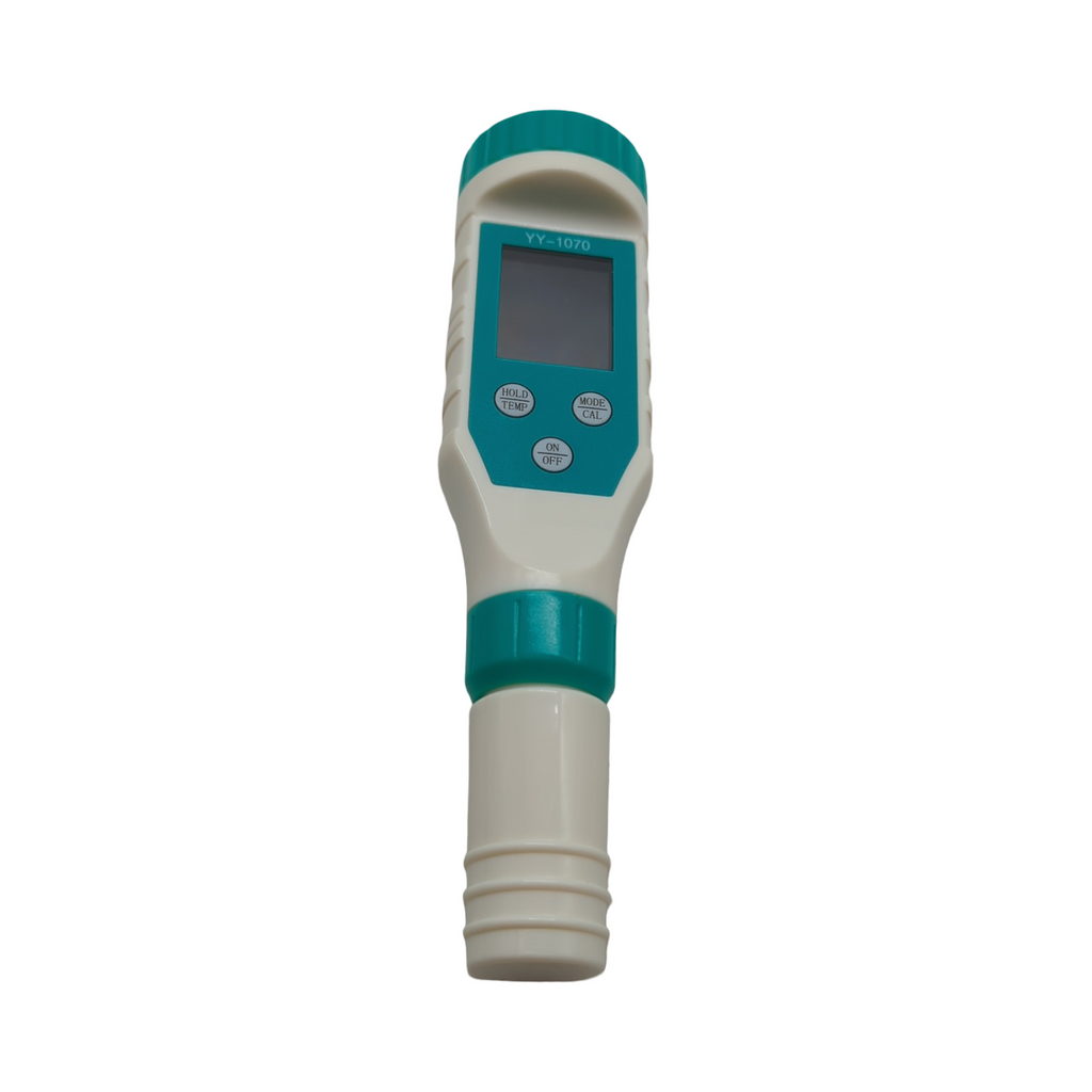 YIYEGO Digitaler 7in1 Pooltester Chlor pH Salzgehalt Wasserqualität FAC ORP Messgerät