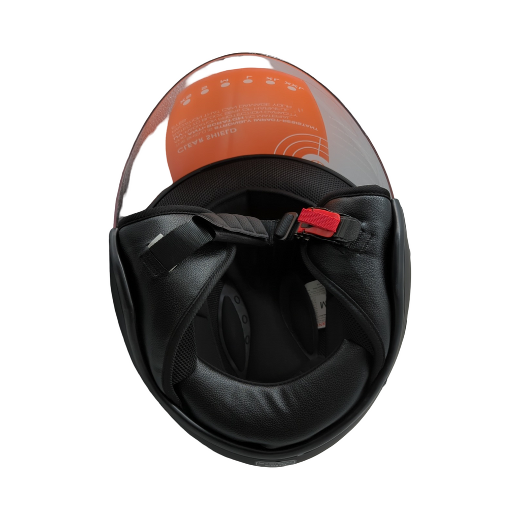 VEVOR Motorradhelm 3/4 Gesicht Motocross-Helm ABS Bluetooth-Kommunikation Wechselvisier Größe M