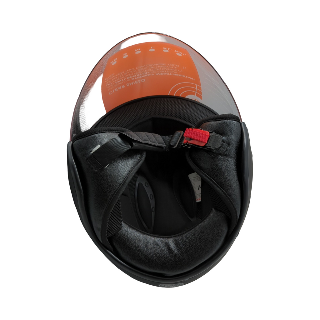VEVOR Motorradhelm 3/4 Gesicht Motocross-Helm ABS Bluetooth-Kommunikation Wechselvisier Größe M