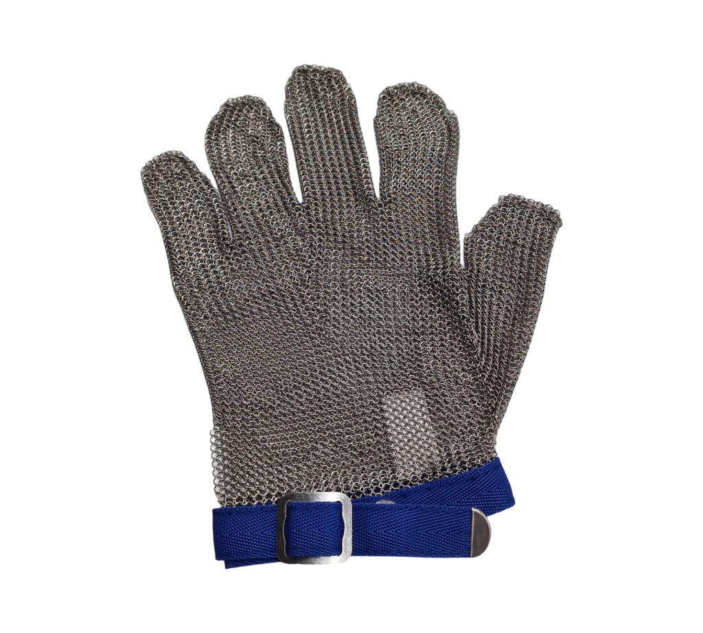 QWORK Kettenhandschuh Arbeitshandschuh Edelstahl 316L Schnittschutz Herren Damen