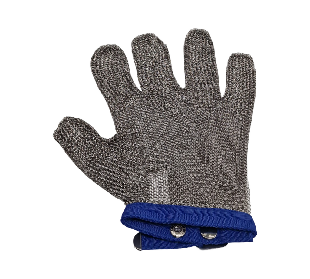 QWORK Kettenhandschuh Arbeitshandschuh Edelstahl 316L Schnittschutz Herren Damen