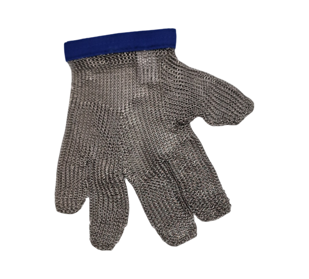 QWORK Kettenhandschuh Arbeitshandschuh Edelstahl 316L Schnittschutz Herren Damen