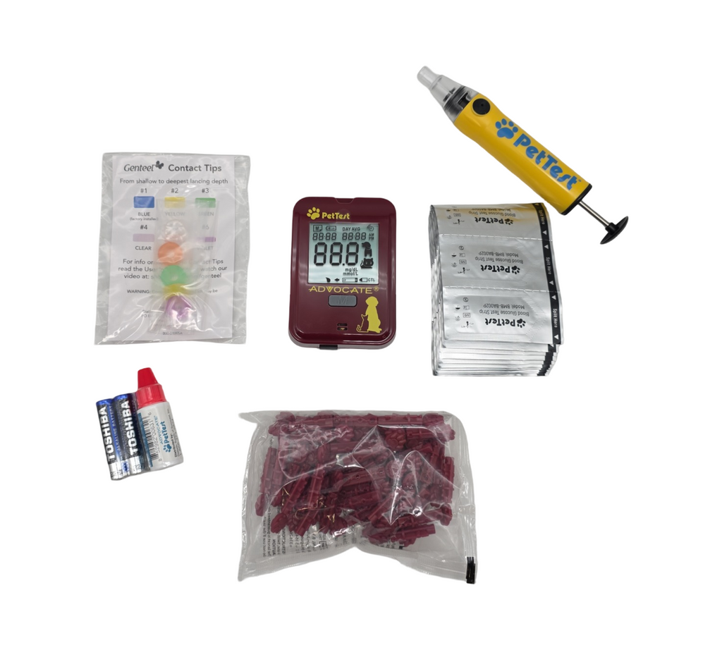 PetTest Glucose Monitoring System Hunde Katzen schmerzfrei