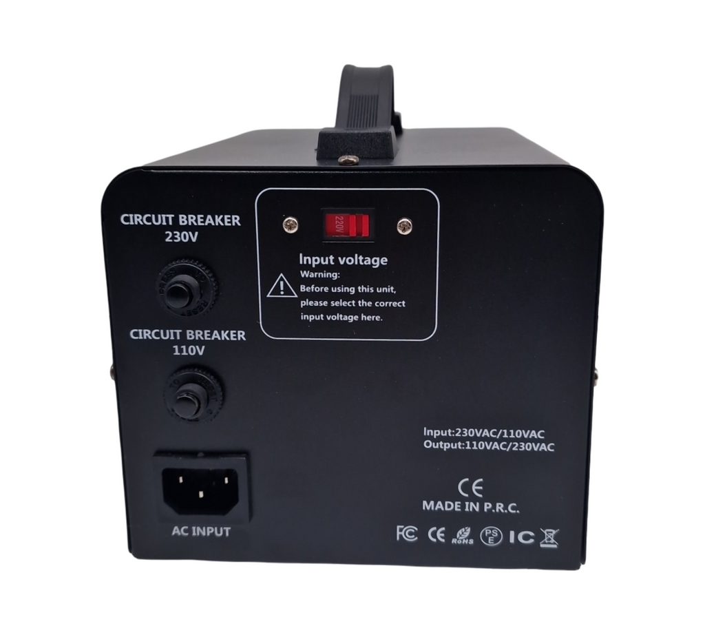 Cantonape Voltage Converter 2000W Step Up Step Down Spannungswandler mit 2 US & 2 UK Steckdosen für 220V-110V & 110V-220V