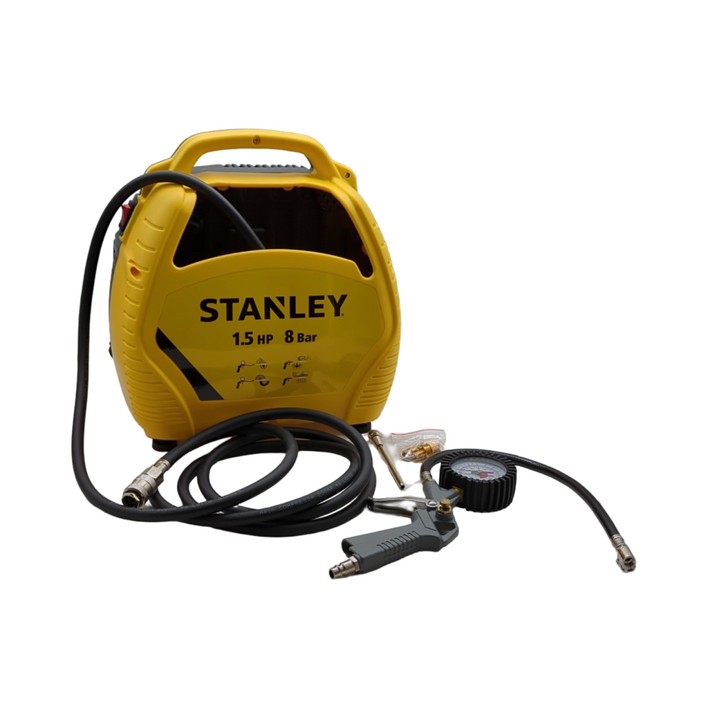Stanley Airkit Kompressor ölfrei 8bar 180l/min 1100W 230V