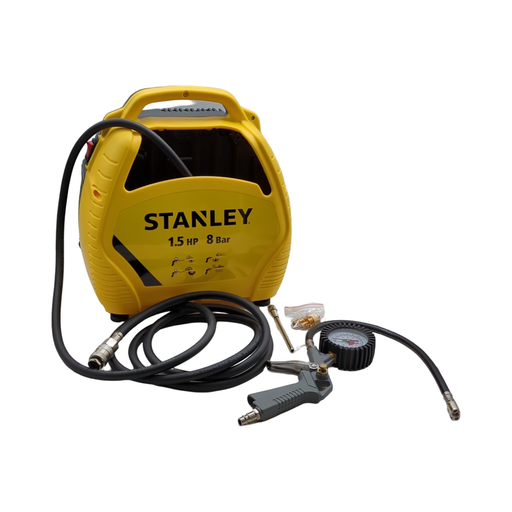 Stanley Airkit Kompressor ölfrei 8bar 180l/min 1100W 230V