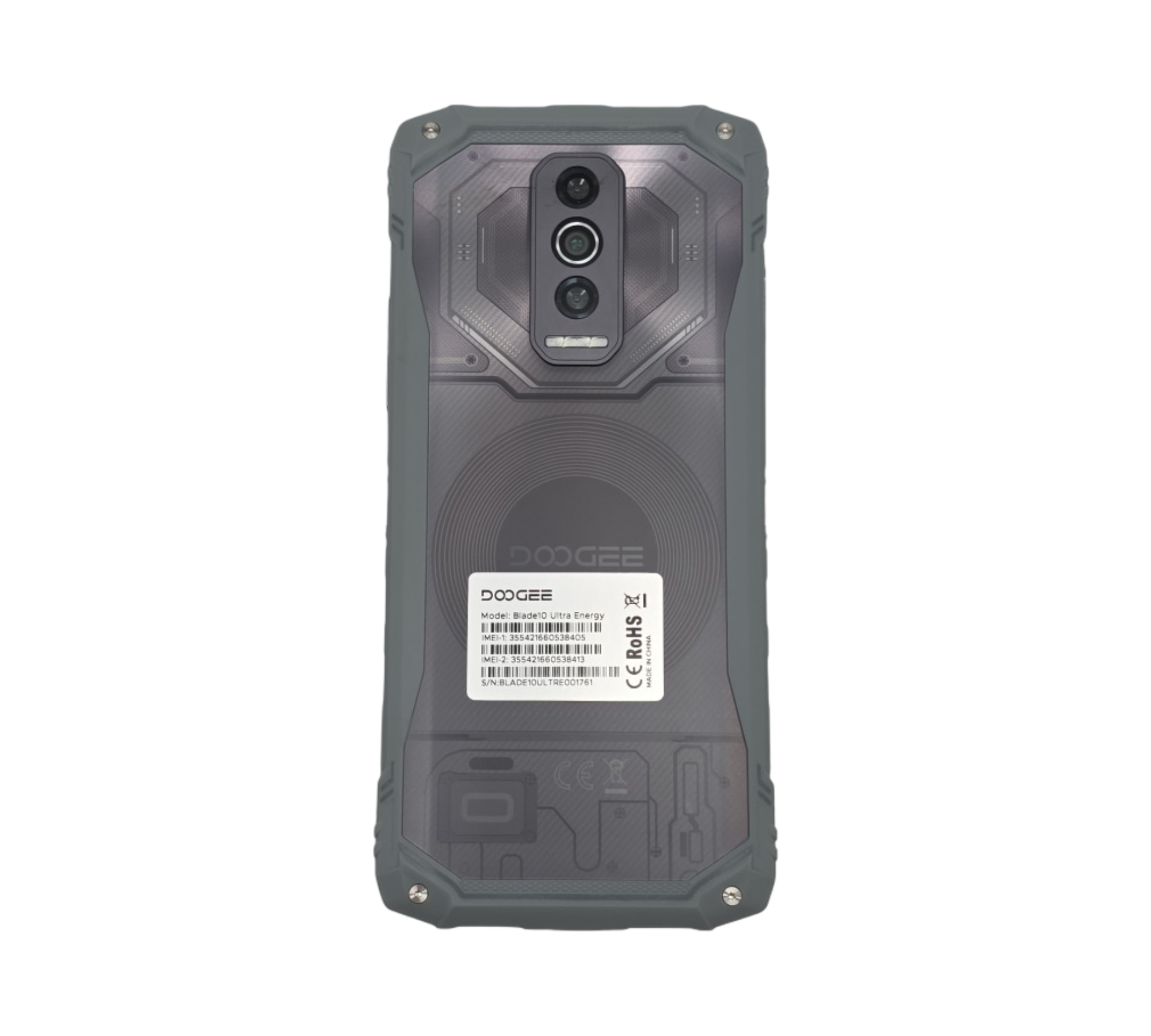 DOOGEE Blade 10 Ultra Energy Smartphone bruchsicher Android 15 64MP Kamera 36GB 256GB ultradünn 3 Kartensteckplätze 4G Dual SIM