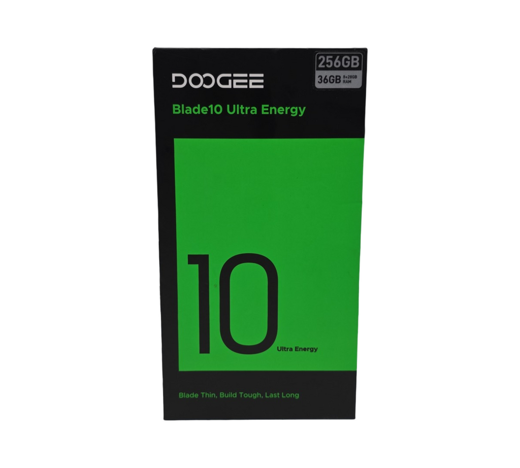 DOOGEE Blade 10 Ultra Energy Smartphone bruchsicher Android 15 64MP Kamera 36GB 256GB ultradünn 3 Kartensteckplätze 4G Dual SIM