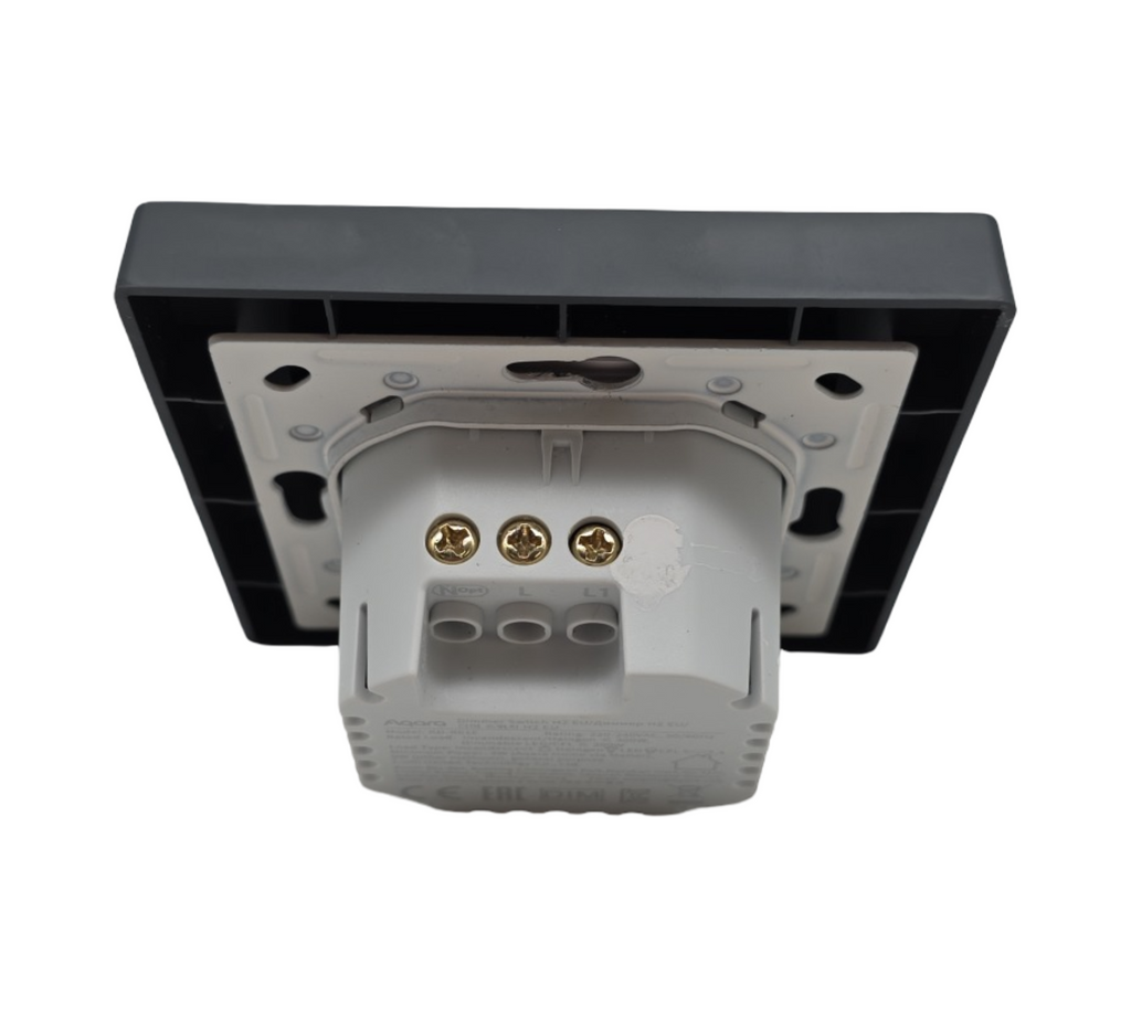 Aqara Dimmschalter H2 EU 2-in-1 Neutral 1 Fach 1 Weg Thread Zigbee für dimmbare LED CFL Glühlampen Halogenlampen bis 200W