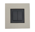 Senic GIRA Friends of Hue Smart Switch kabelloser Lichtschalter Dimmer IP44 Kunststoff kompatibel Philips Hue Tado 10x10x20cm