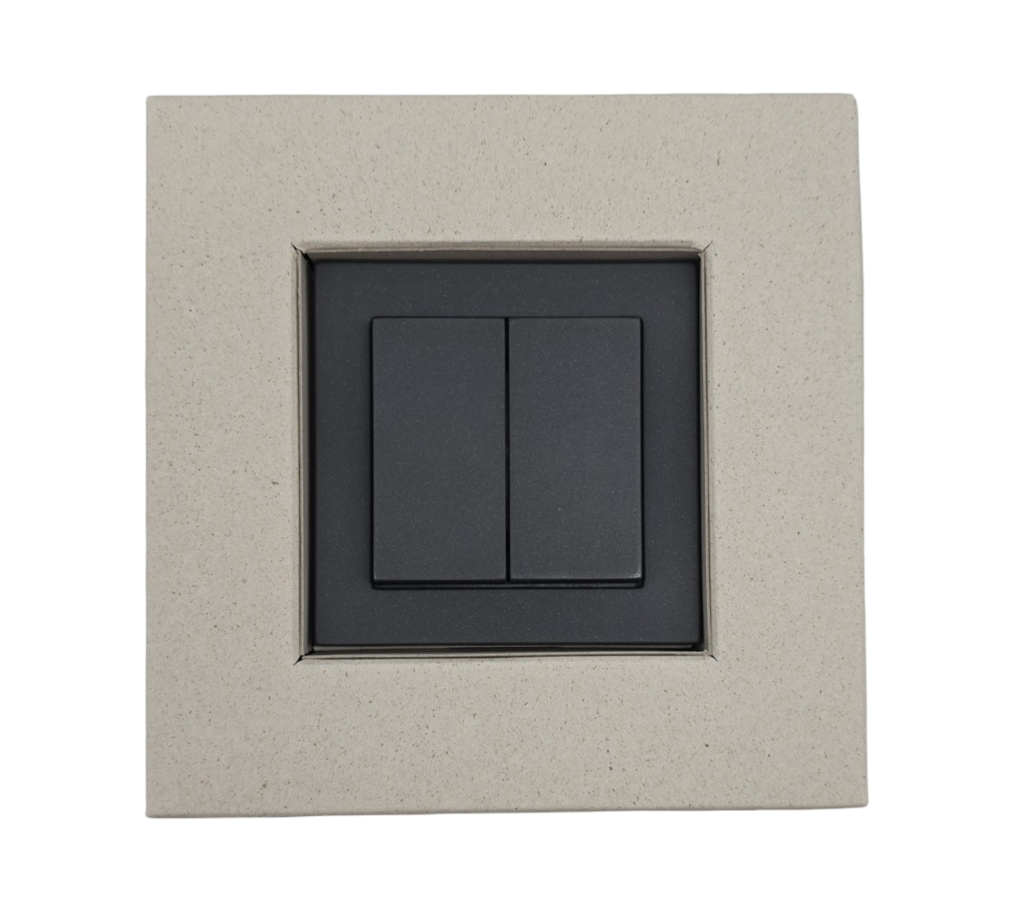 Senic GIRA Friends of Hue Smart Switch kabelloser Lichtschalter Dimmer IP44 Kunststoff kompatibel Philips Hue Tado 10x10x20cm