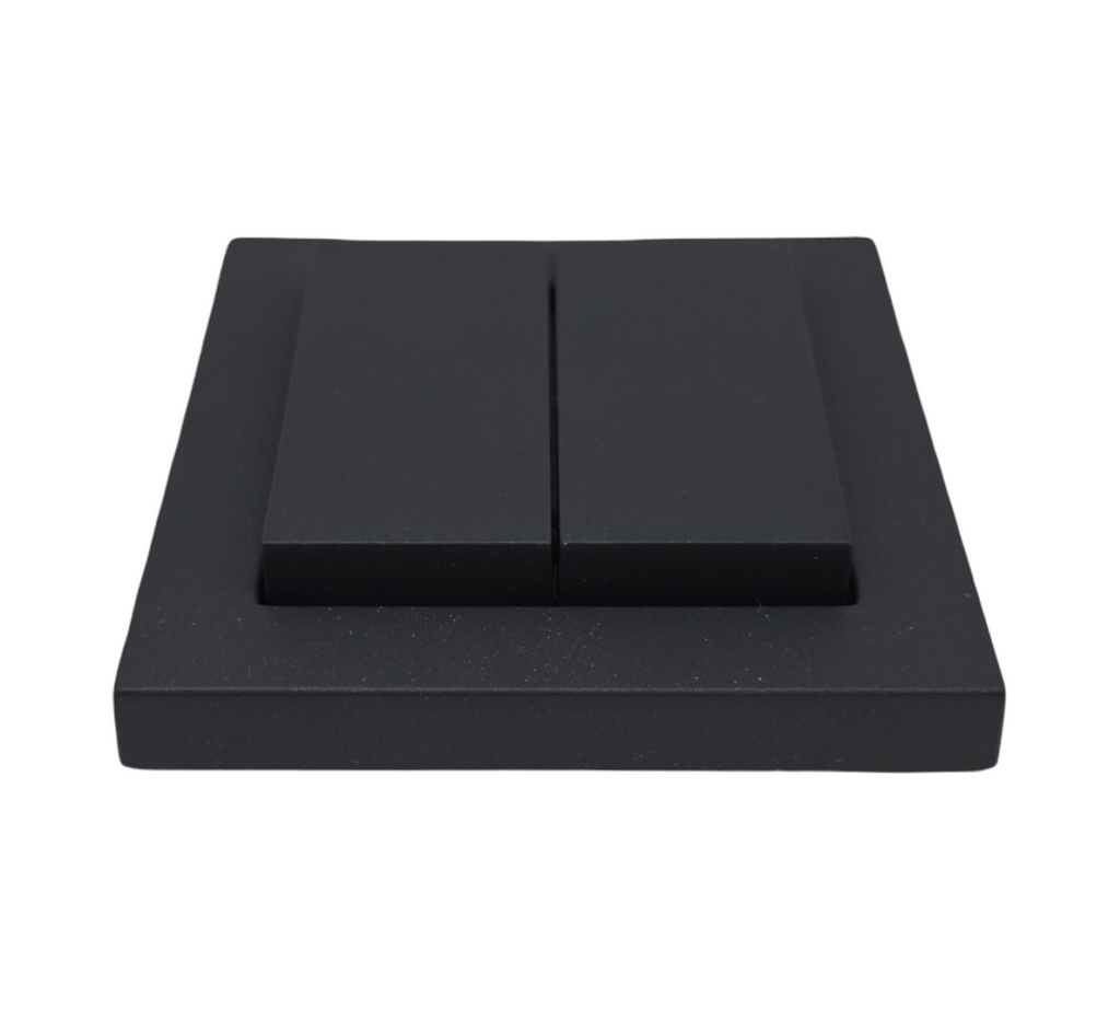 Senic GIRA Friends of Hue Smart Switch kabelloser Lichtschalter Dimmer IP44 Kunststoff kompatibel Philips Hue Tado 10x10x20cm