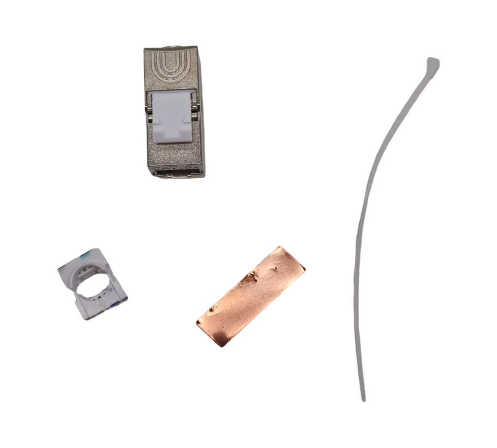 FGB RJ45 Keystone Modul 10Gbps Kupplung CAT 6A geschirmt werkzeugfreie Montage 25 Stück