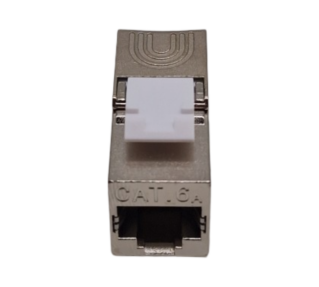 FGB RJ45 Keystone Modul 10Gbps Kupplung CAT 6A geschirmt werkzeugfreie Montage 25 Stück
