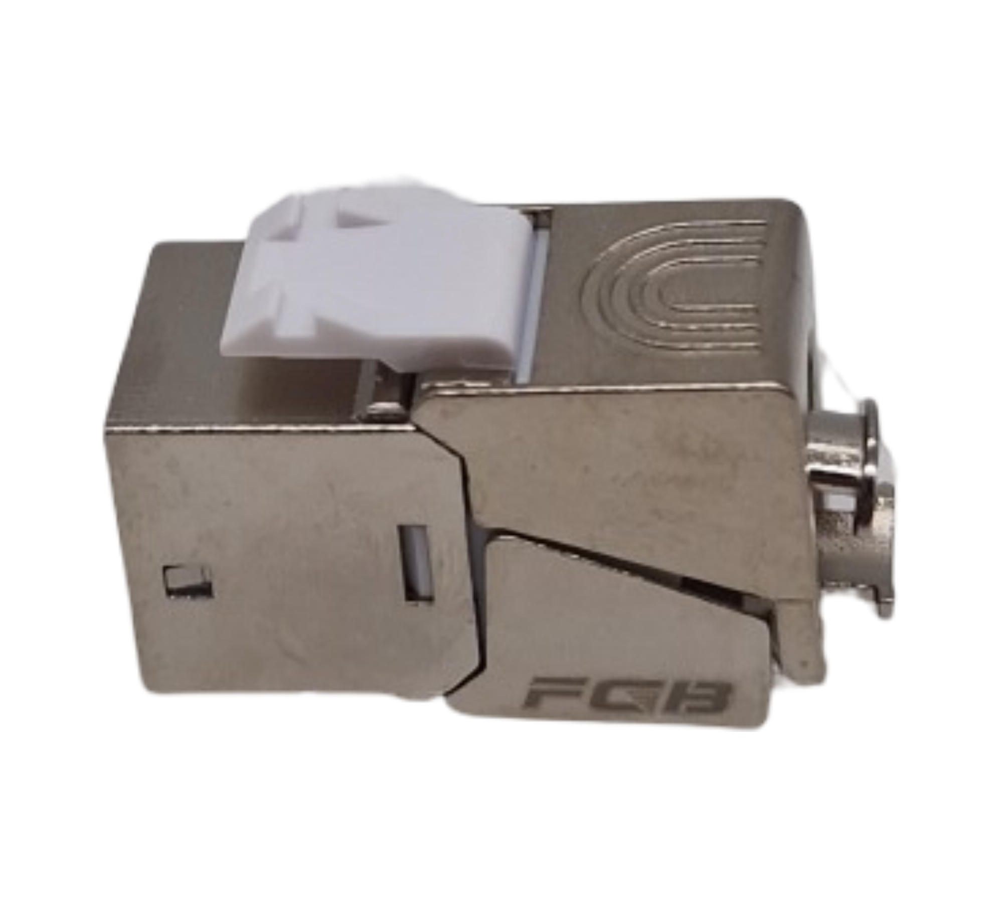 FGB RJ45 Keystone Modul 10Gbps Kupplung CAT 6A geschirmt werkzeugfreie Montage 25 Stück
