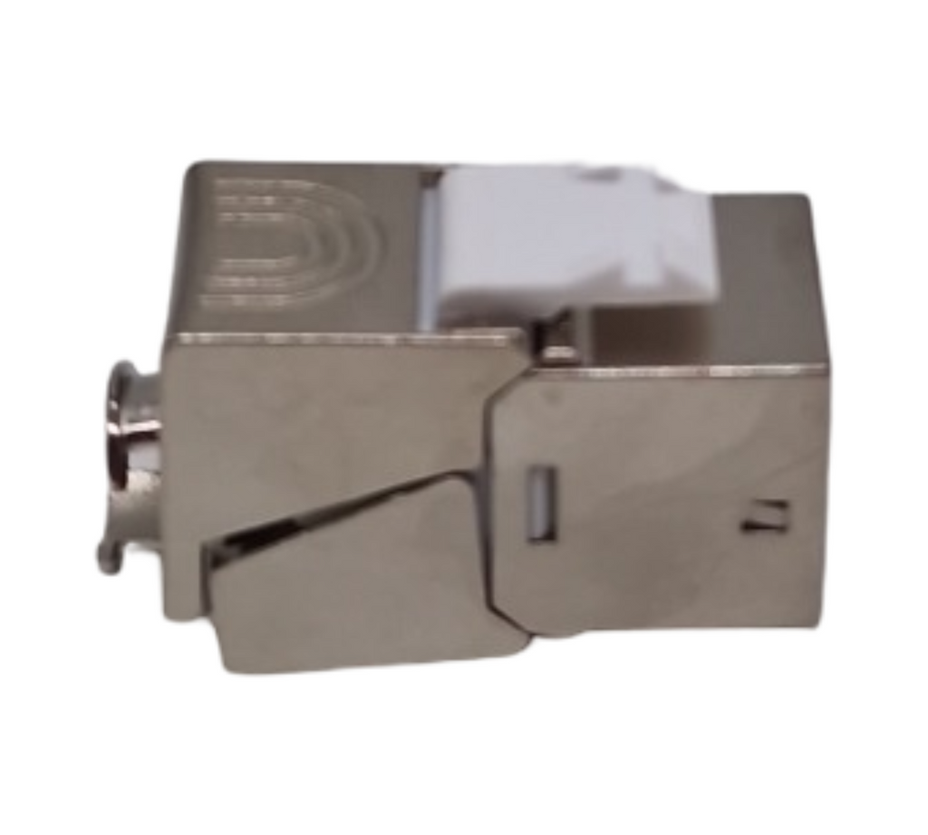 FGB RJ45 Keystone Modul 10Gbps Kupplung CAT 6A geschirmt werkzeugfreie Montage 25 Stück