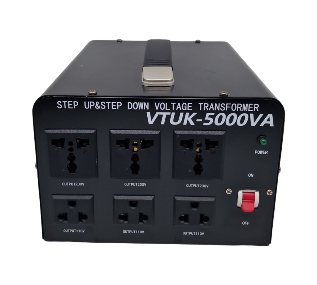 Cantonape 5000W Spannungswandler Transformator Step Up Step Down US auf UK Konverter 220V auf 110V