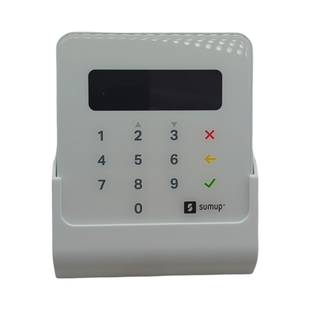 SumUp Air Kartenterminal mit Ladestation Bluetooth Weiß kontaktlos EMV NFC