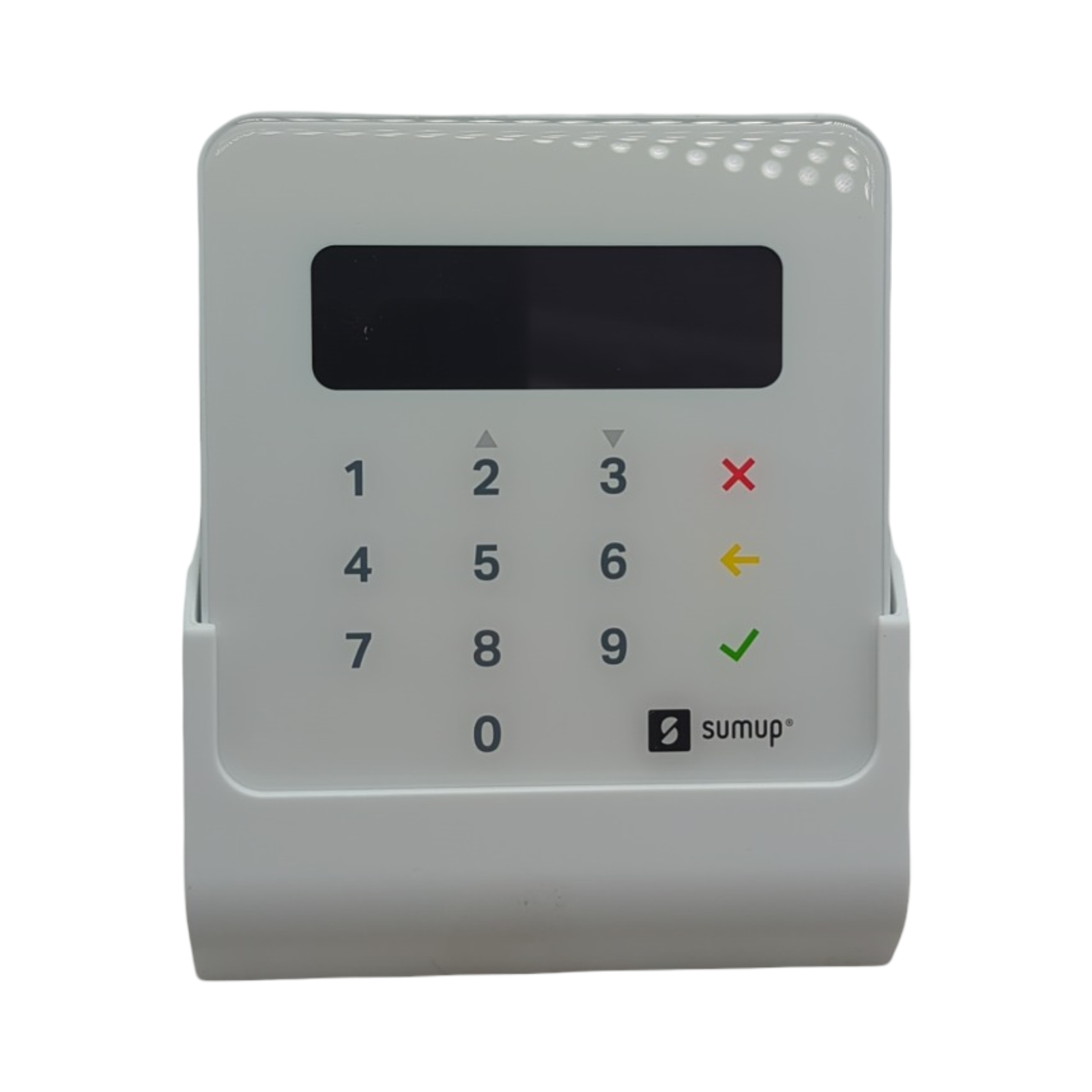 SumUp Air Kartenterminal mit Ladestation Bluetooth Weiß kontaktlos EMV NFC