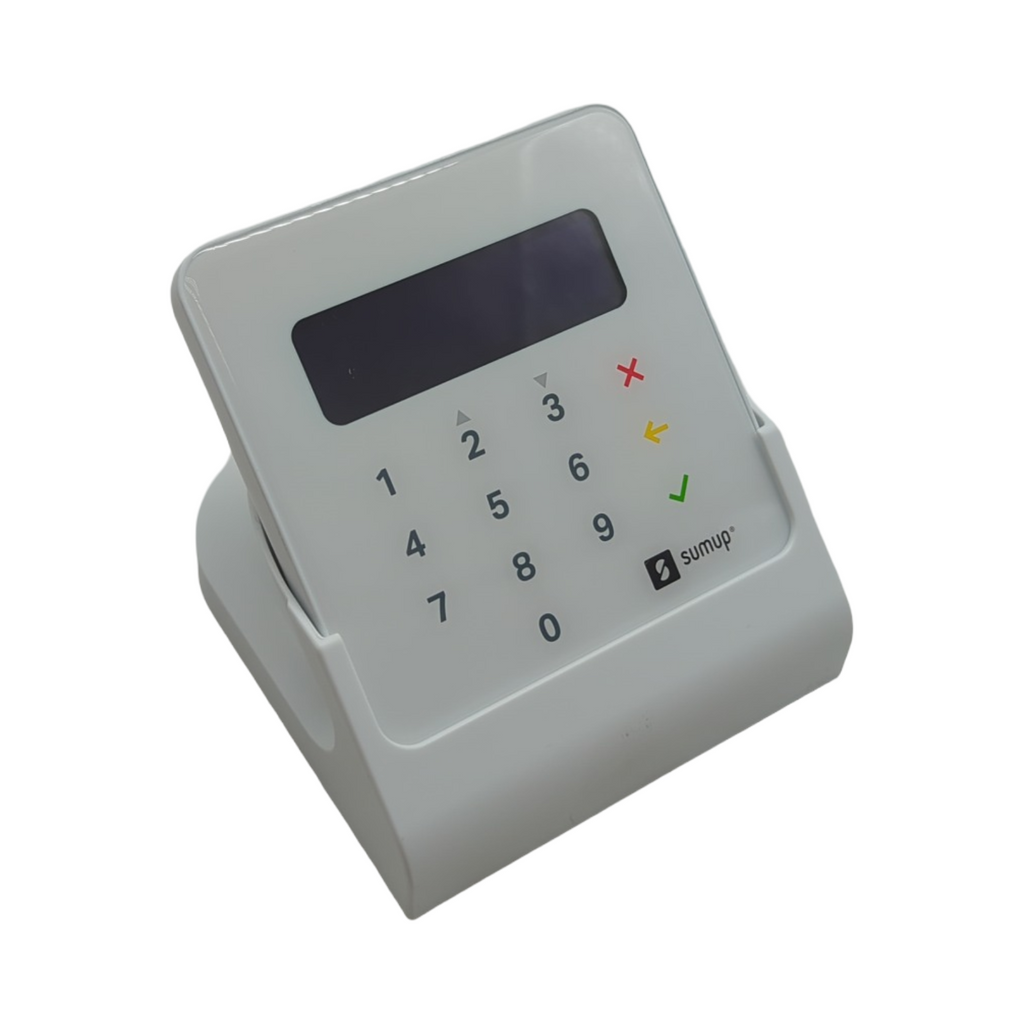 SumUp Air Kartenterminal mit Ladestation Bluetooth Weiß kontaktlos EMV NFC