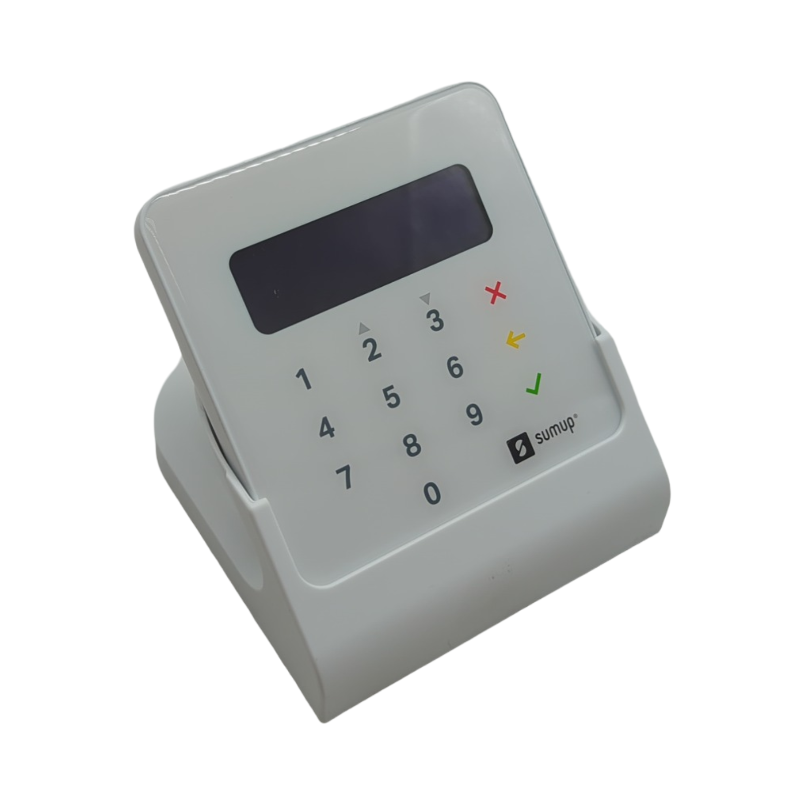SumUp Air Kartenterminal mit Ladestation Bluetooth Weiß kontaktlos EMV NFC