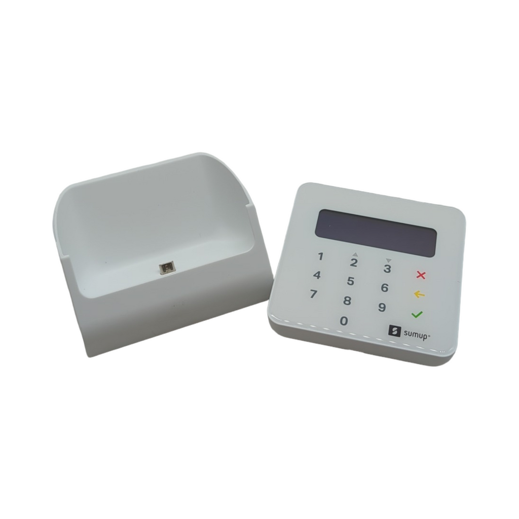 SumUp Air Kartenterminal mit Ladestation Bluetooth Weiß kontaktlos EMV NFC