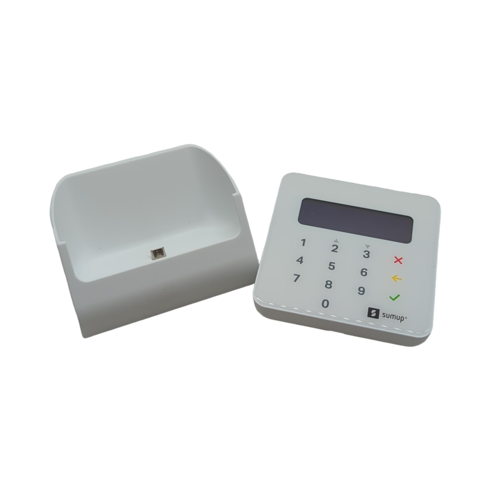 SumUp Air Kartenterminal mit Ladestation Bluetooth Weiß kontaktlos EMV NFC