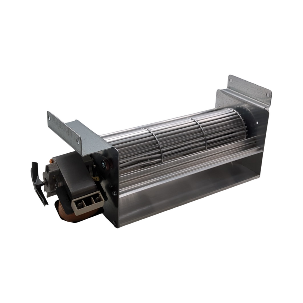 AzFire TGO 80/1 Ventilator für Pelletöfen 80 mm Ventildurchmesser 270 mm Lüfterlänge 383 mm Gesamtlänge