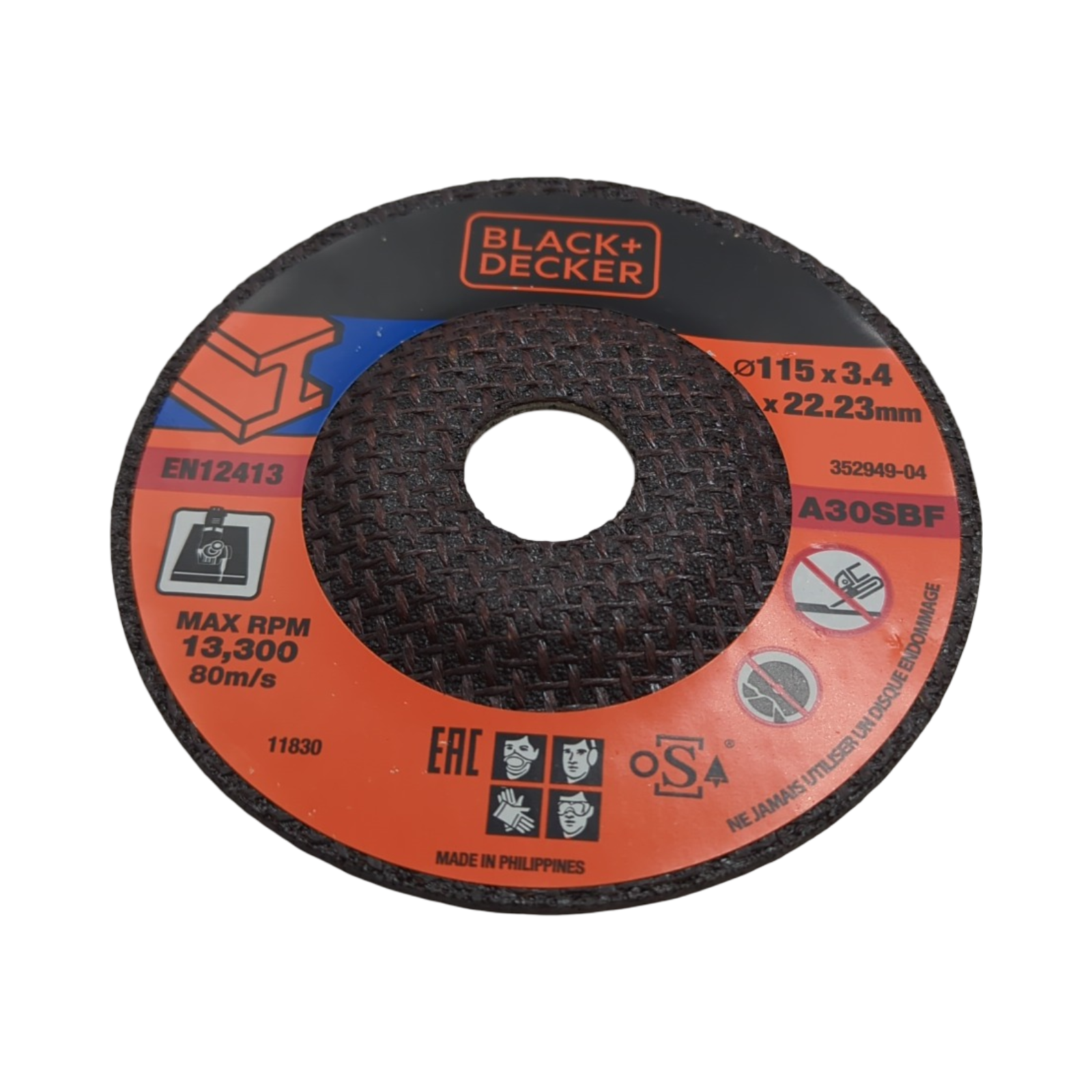 BLACK+DECKER BCG6L8N-XJ Akku-Winkelschleifer 18V 115cm bürstenlos Solo