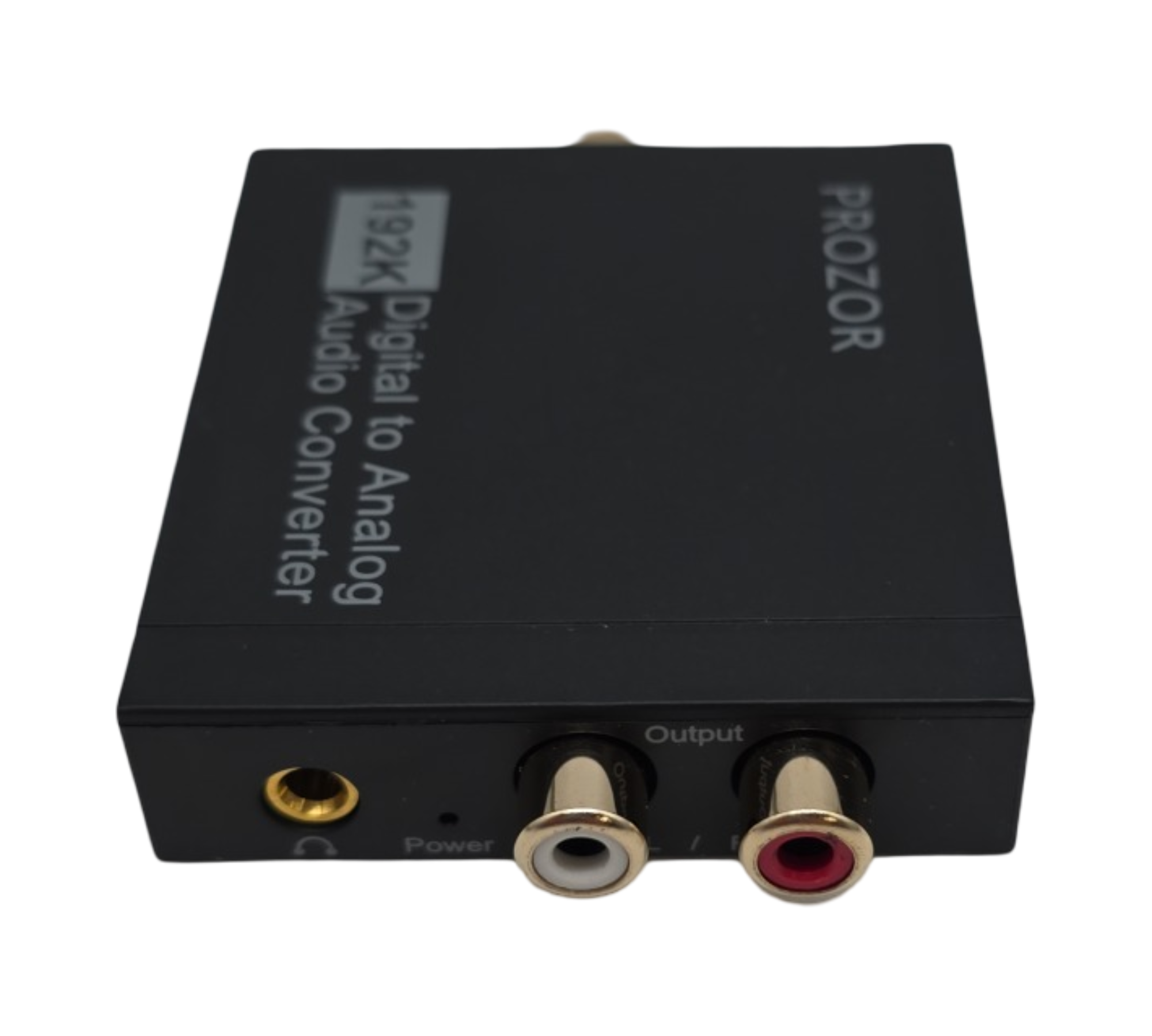 PROZOR DAC Wandler Audio Adapter 192kHz Konverter Optisch auf Cinch Koaxial Toslink RCA 3,5mm für Digital Audio TV