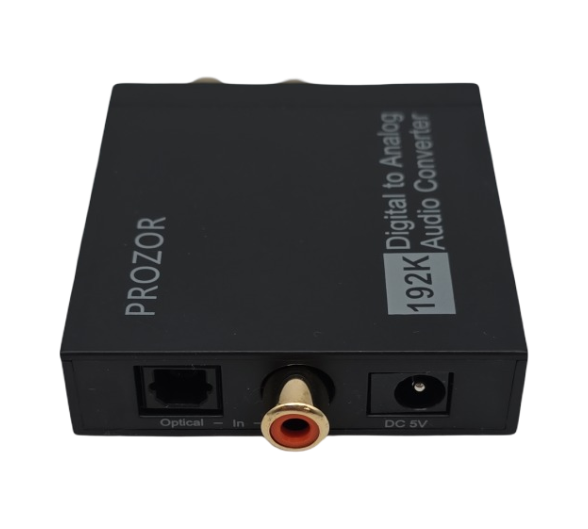 PROZOR DAC Wandler Audio Adapter 192kHz Konverter Optisch auf Cinch Koaxial Toslink RCA 3,5mm für Digital Audio TV