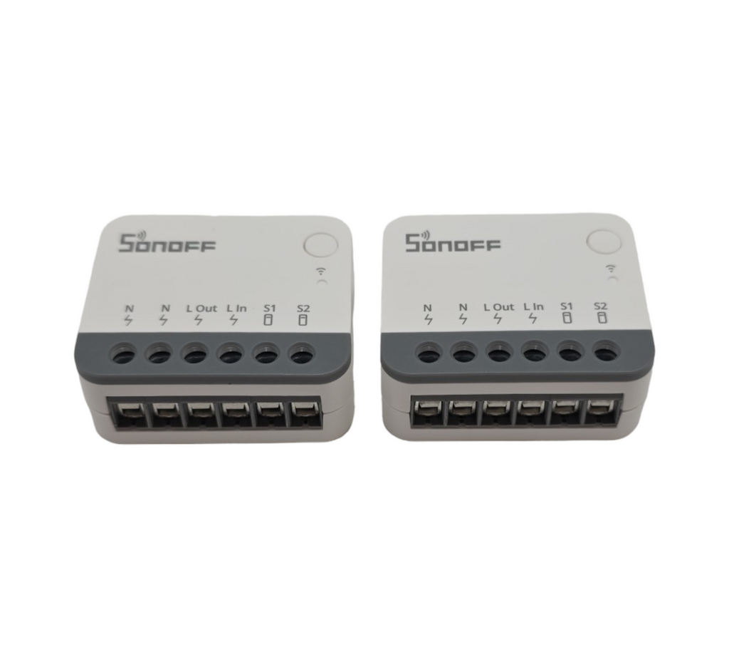 SONOFF ZBMINIR2 Zigbee 3.0 Mini Smart Switch 2er Pack 2-Wege Schalter 10A 2200W Neutralleiter erforderlich kompatibel mit Alexa