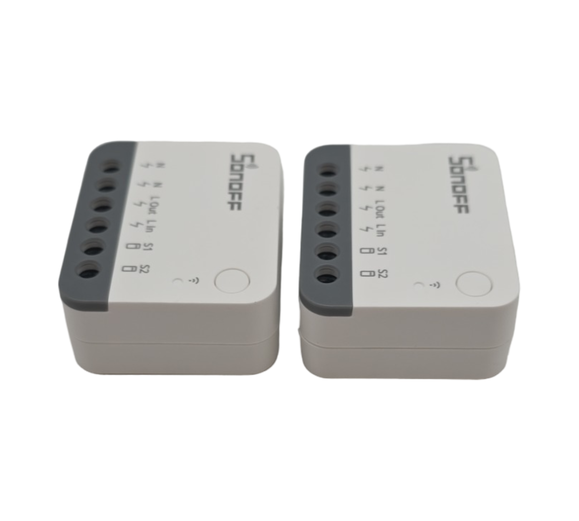 SONOFF ZBMINIR2 Zigbee 3.0 Mini Smart Switch 2er Pack 2-Wege Schalter 10A 2200W Neutralleiter erforderlich kompatibel mit Alexa