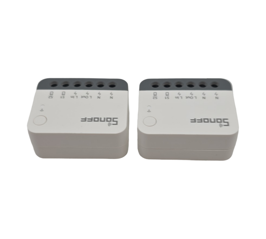 SONOFF ZBMINIR2 Zigbee 3.0 Mini Smart Switch 2er Pack 2-Wege Schalter 10A 2200W Neutralleiter erforderlich kompatibel mit Alexa