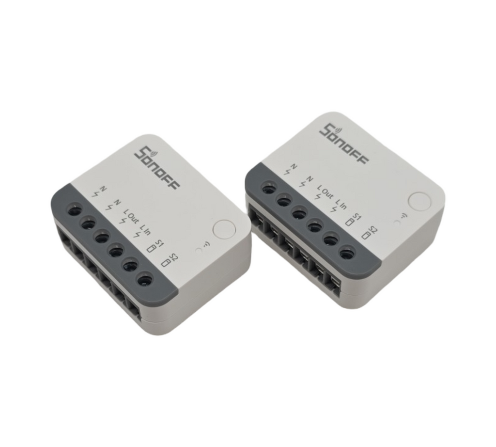 SONOFF ZBMINIR2 Zigbee 3.0 Mini Smart Switch 2er Pack 2-Wege Schalter 10A 2200W Neutralleiter erforderlich kompatibel mit Alexa