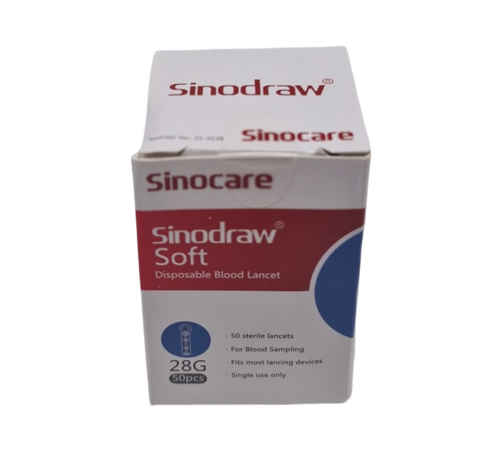 Sinocare Safe AQ Pro I Blutzuckermessgerät mit 50 Teststreifen und 50 Lanzetten für Erwachsene