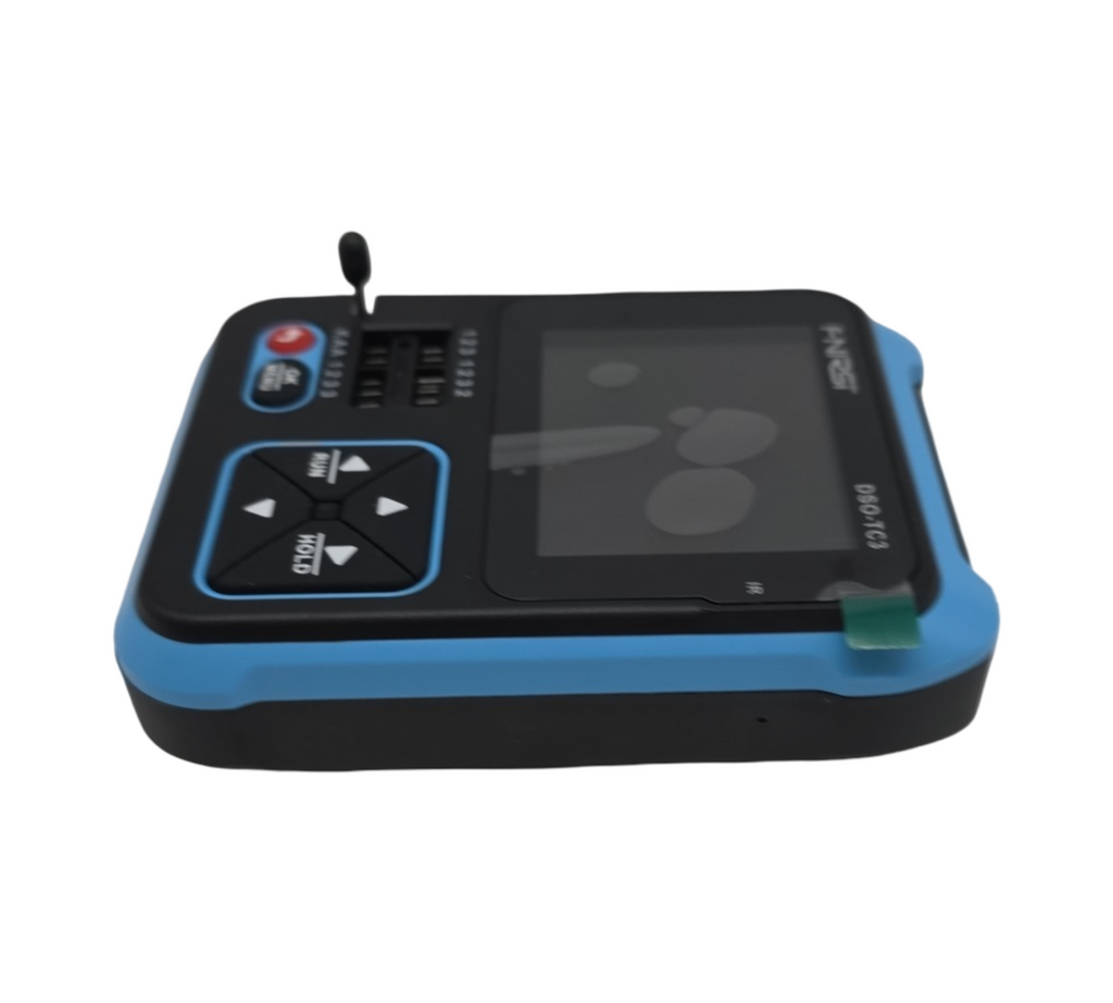 Digitales Handoszilloskop 3 in 1 Oszilloskop 500kHz Bandbreite USB wiederaufladbar Transistortester 2,4 Zoll Farbdisplay