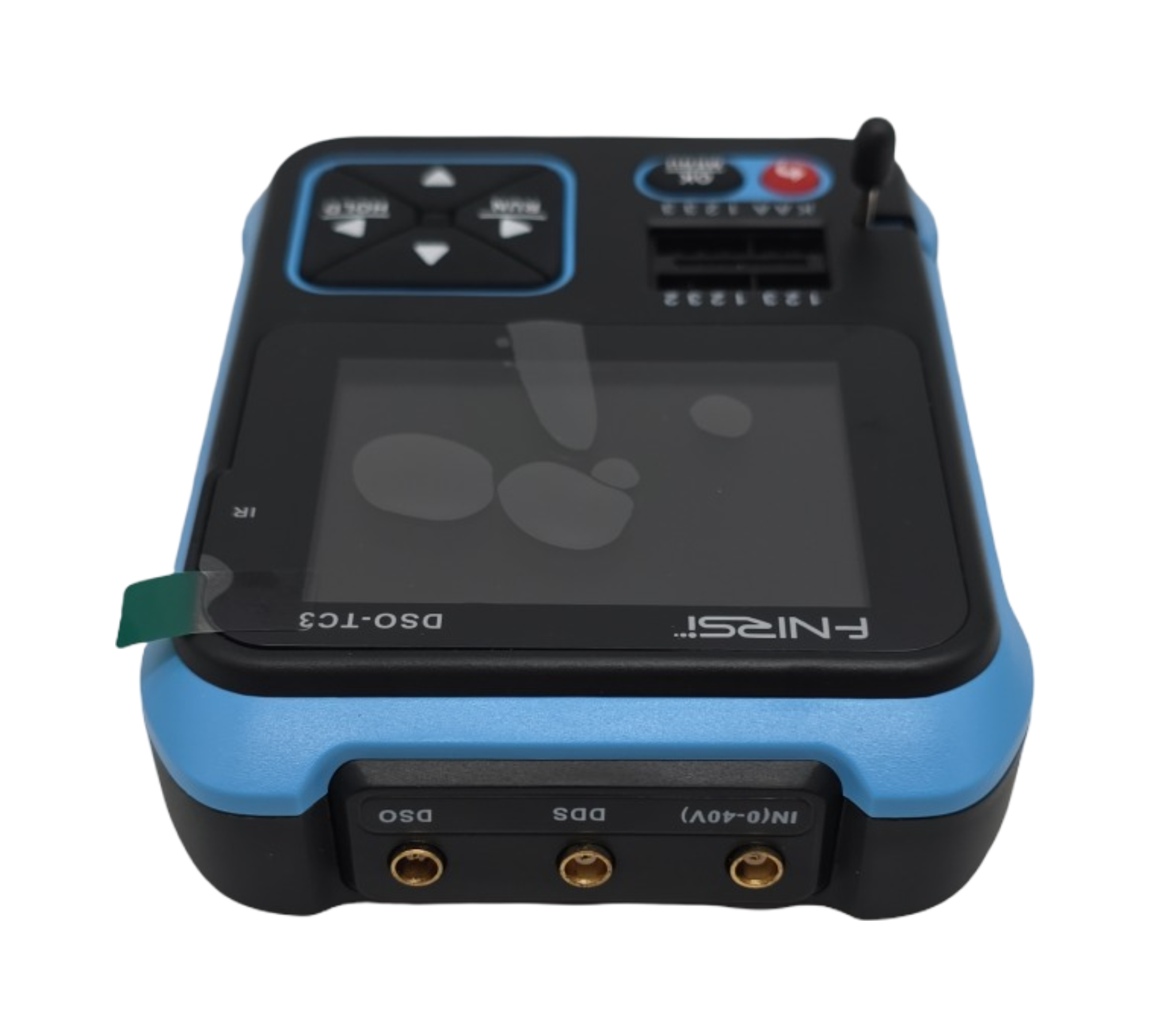 Digitales Handoszilloskop 3 in 1 Oszilloskop 500kHz Bandbreite USB wiederaufladbar Transistortester 2,4 Zoll Farbdisplay