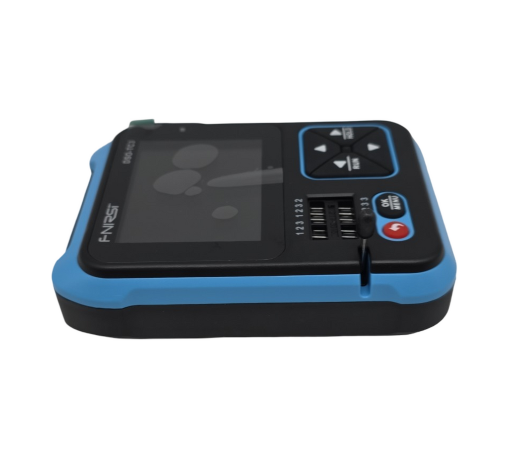 Digitales Handoszilloskop 3 in 1 Oszilloskop 500kHz Bandbreite USB wiederaufladbar Transistortester 2,4 Zoll Farbdisplay