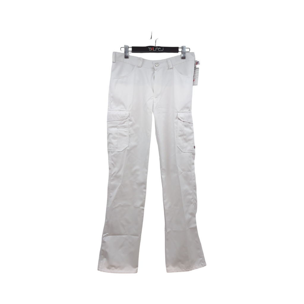 BP 1641-558-21 Unisex Arbeitshose Multitaschen Elastisch Weiß Gewebe-Mix 245g/m² Größe SL
