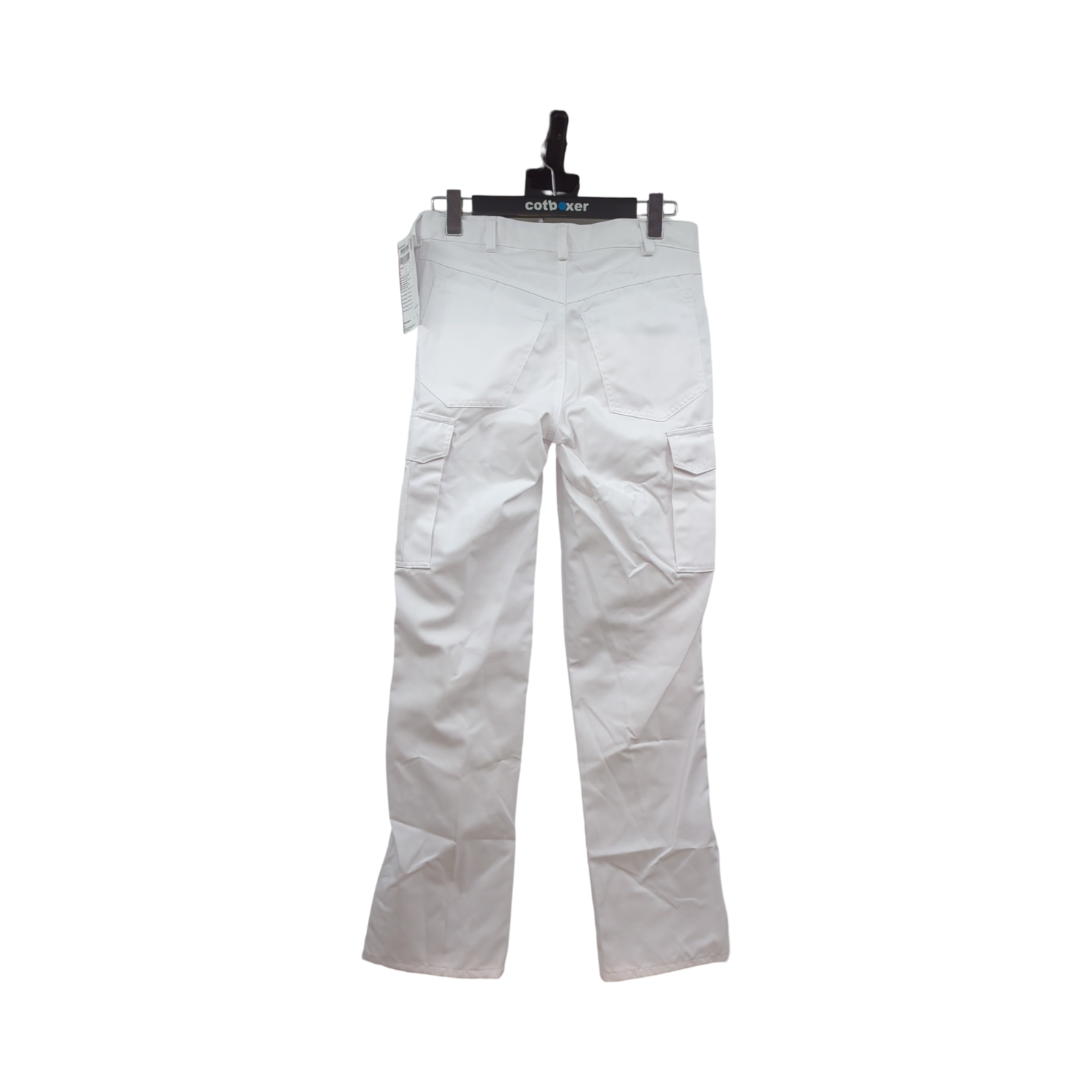 BP 1641-558-21 Unisex Arbeitshose Multitaschen Elastisch Weiß Gewebe-Mix 245g/m² Größe SL