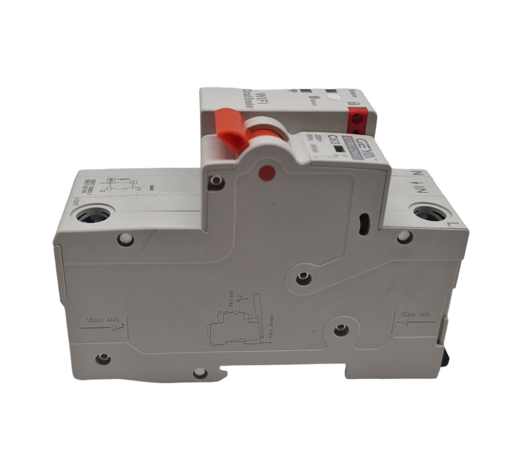 Jadeshay Interruttore Magnetotermico 1P 63A WiFi Schalter mit automatischem Riarmo Fernbedienung Tuya App Timer
