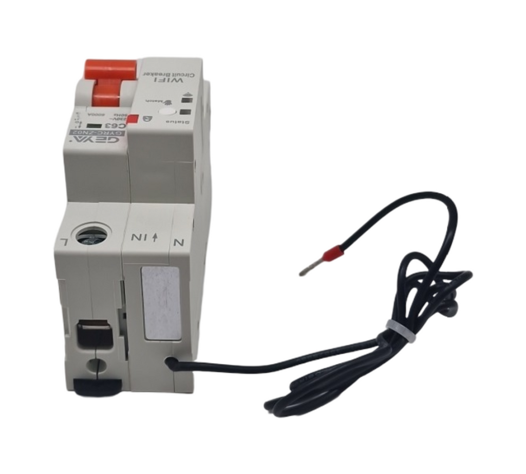 Jadeshay Interruttore Magnetotermico 1P 63A WiFi Schalter mit automatischem Riarmo Fernbedienung Tuya App Timer