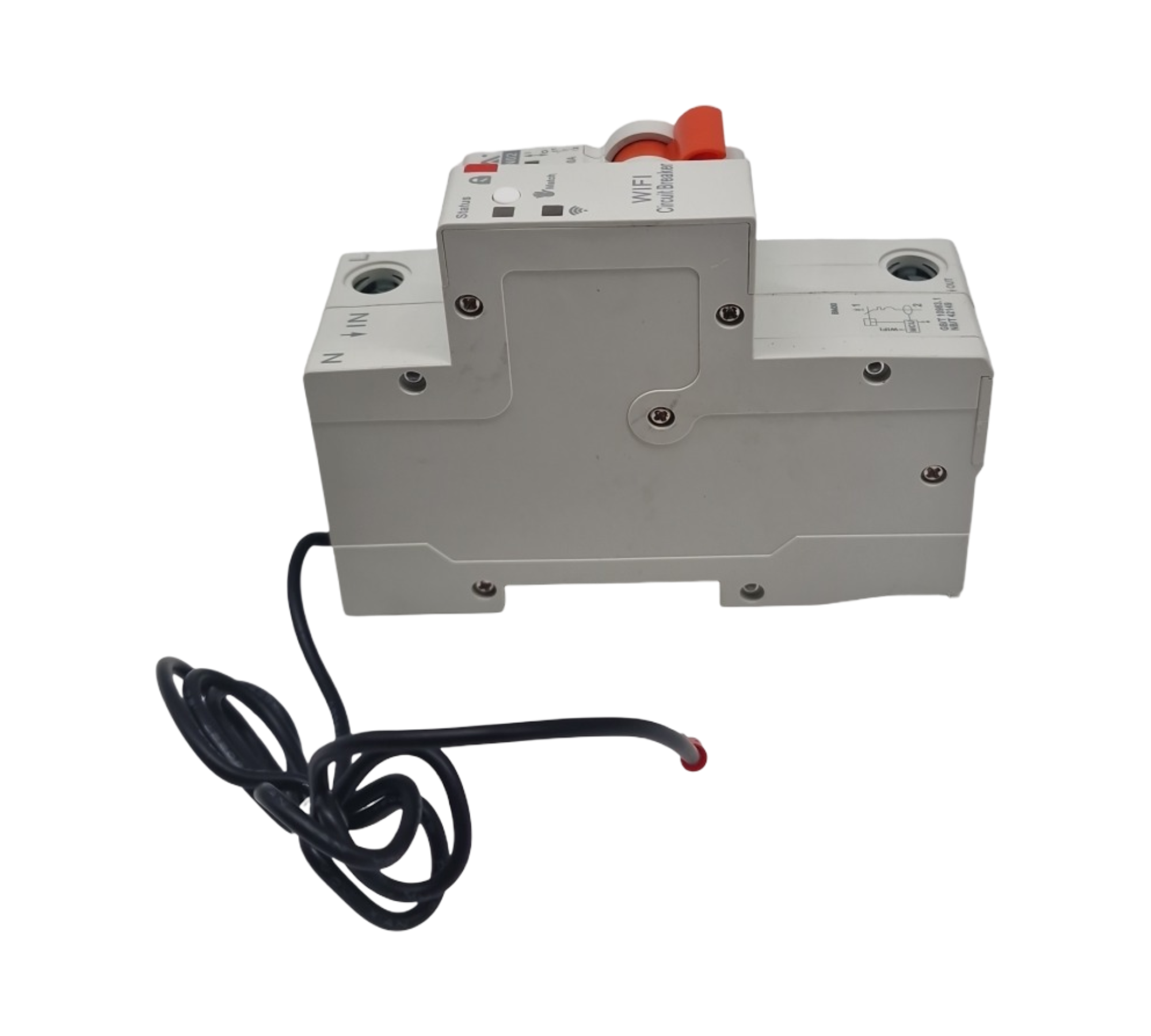 Jadeshay Interruttore Magnetotermico 1P 63A WiFi Schalter mit automatischem Riarmo Fernbedienung Tuya App Timer