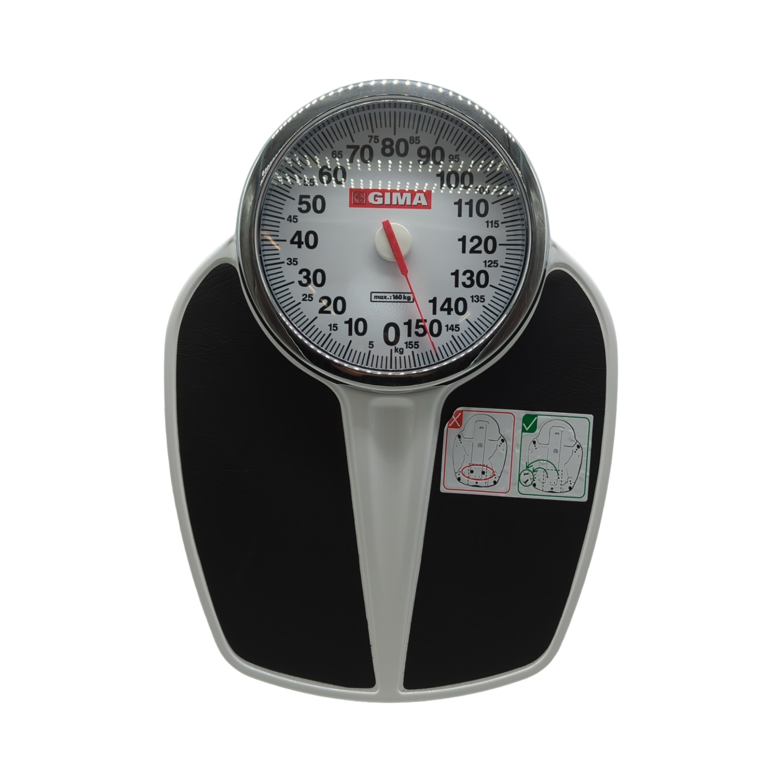 GIMA 27239 Big Deal Mechanische Waage Design klassisch mit großem Zifferblatt