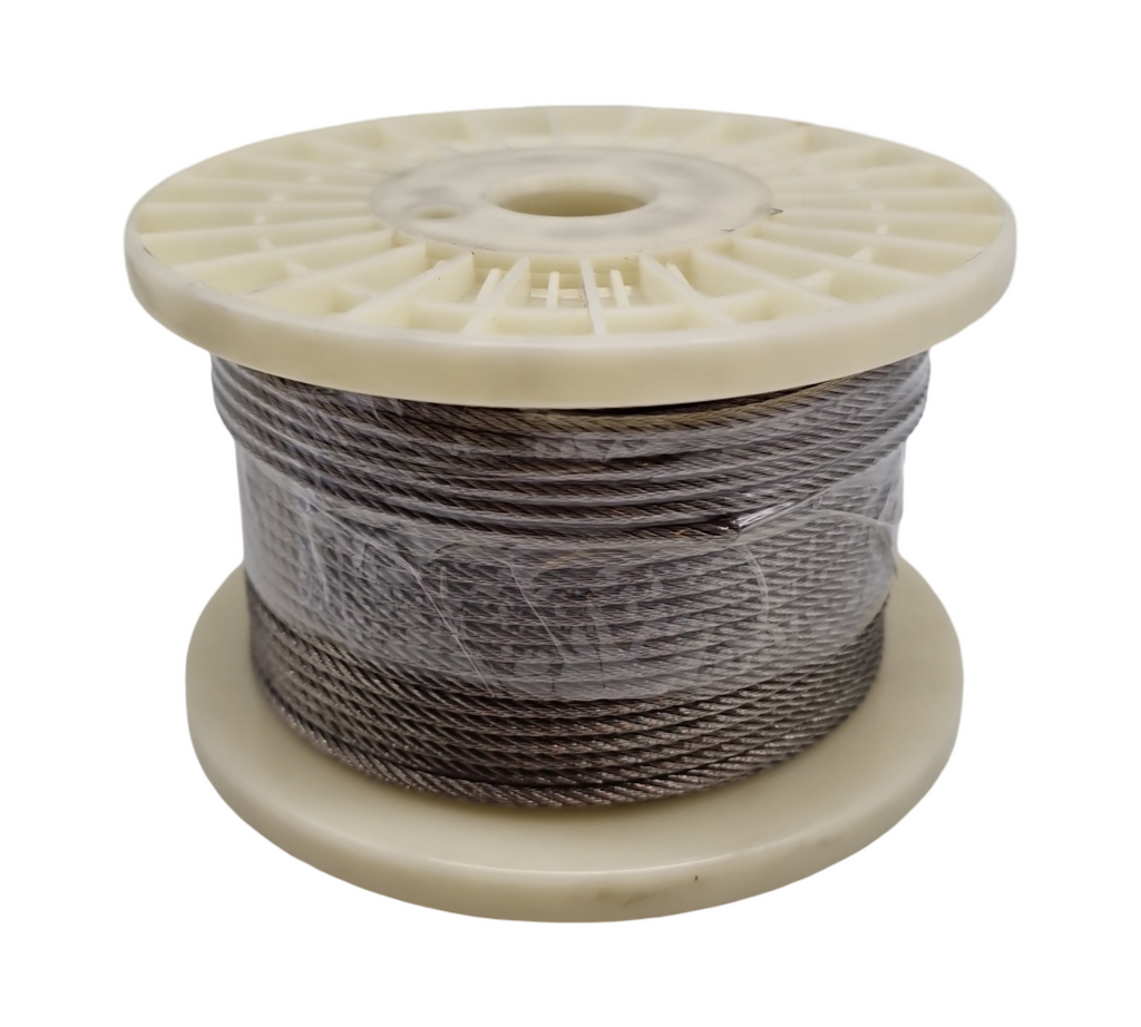 TooTaci 3.2mm Edelstahl Drahtseil T316 Marine Grade 7x7 Geflochten Heavy Duty 60m